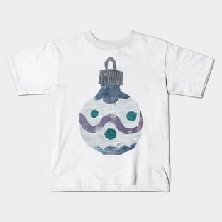 Bauble - Blue small wavey Kids T-Shirt